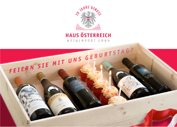 20 Jahre Haus Österreich – Jubiläums-Degustation 6. / 7. Mai 2022 20 Jahre Haus Österreich – Jubiläums-Degustation 6. / 7. Mai 2022