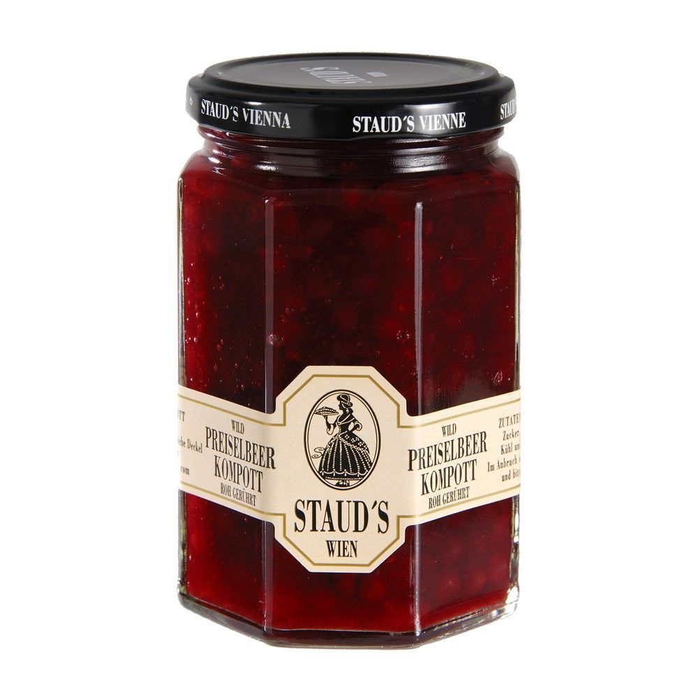 Preiselbeeren Kompott 314 ml | Staud`s Wien – Haus Österreich Online Shop